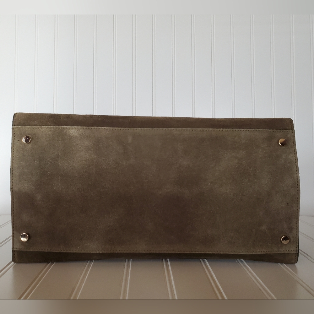 Claudia Firenze Suede Leather Tote Bag NWT - Picture 5 of 7